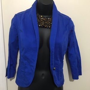 Beautiful Elbow length blue blazer